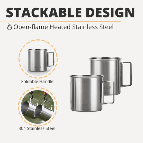 Portable Pour Over Coffee Maker Set, Collapsible Silicone Dripper, Perfect for Travel, Camping, Outdoors