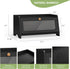 Countertop, JANSNIMEN Bread Box for Kitchen Large Bread Container Storage, Wooden Farmhouse Bread Box with Window Bread