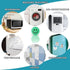 Qualsen Fridge Magnets, Strong Mini Cute Magnets for Crafts, Whiteboard, Locker, Kitchen, Office, Classroom, 20pcs Smile