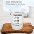 Maxmartt Measuring Shot Glass, 1 oz, 30ml, Small Glass Measuring Cup with Ounces Milliliters