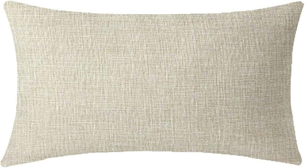 Tropical Beach Starfish Welcome Decorative Lumbar Pillow Case, 12x20 inches, Cotton Linen for Couch Sofa