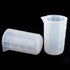 Gartful 700ml Extra Large Silicone Measuring Cups Set of 2, Nonstick Reusable Craft Mixing Cups for Epoxy, 23 oz