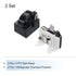 MECCANIXITY 4pcs Refrigerators PTC Starter Relay 1 Pin 4.7 Ohm Overload Protector for 1/2HP Fridges Beverage Freezers