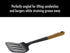 STAUB Silicone Spatula Turner, Perfectly Angled for Lifting Pancakes, Durable BPA-Free Matte Black Silicone