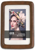RRQKMBO 6x8 Natural Dark Walnut Solid Wood Picture Frames, Hand Make Crafted Original