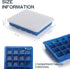BECOKIT 1 4 Pack) Tbsp Silicone Freezer Molds - Perfect for Storing Garlic, Herbs, Ginger, Pesto, Tomato Paste, Lemon