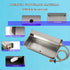 boajf 304 (2 Automatic Dog Water Dispenser with Drain Hole, Stainless Steel Auto Water Dog Bowl with Float Valve, Hose