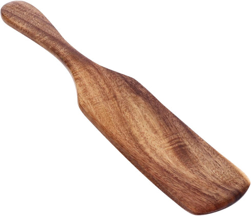 Hemoton Turner Spatula Set, Wooden Spurtles, Non-Stick Kitchen Tool, Slotted Stirring Spoons