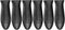 Silicone Hot Handler Holder, Reusable Dishwasher 6 Pcs Heat Resistant Pot Handle Sleeve for Cookware Handles Black