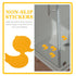 12 Toddmomy Bathtub Non Slip Stickers Pcs Anti Slip Duck Shower Decals for Kids Bathroom Safety Waterproof Adhesive