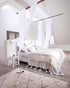 NICETOWN 216 Sheer Canopy Bed Curtains Panels - Home Decoration Sheer Voile Scarf Valance for Wedding (1 Panel, W60 x