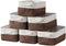 Small Storage Baskets for Shelves, Fabric Storage Baskets for Closet, Rectangular Collapsible Organizing Baskets