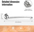 Cunhill 5 Pcs Soup Ladles Serving Ladles Stainless Steel Ladles with Long Handle for Serving, Cooking, Stirring, Portioning Kitchen Restaurant Accessories(2 oz)