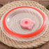 YARNOW 3pcs Wheat Bowl Set with Lid, Wheat Straw Mixing Bowls for Food Storage, Cereals, Dessert (Cream)