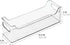 iDesign Plastic Organizer Bin with Easy Grip Handles, Set of 2, 14.5" x 5" x 5", Clear