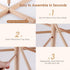 8 iSiLER Natural Beech Wood Pasta Drying Rack with Branches, Easy to Transfer for Drying Pasta and Spaghetti, Special