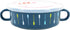 Pavilion Gift Company Livin' The River Life, 13.5oz Stoneware Snack Soup Bowl with BPA Free Lid, Blue