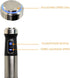 Megachef MC-158C 4 in 1 Multipurpose Immersion Hand Blender with Speed Control and Accessories, 4in1, Silver by Auden