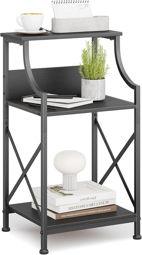 HOMEKOKO Side Table, Small End Table for Living Room, Bedroom, Retro Design