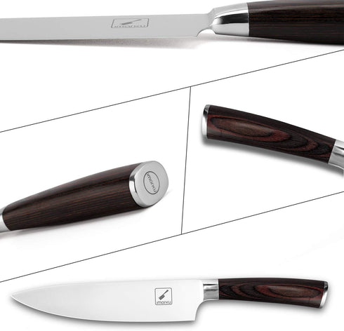 imarku Chef Knife - 8 Inch Sharp Kitchen Knife, HC Steel Japanese Paring Knife, Birthday Gifts for Women/Men, Premium