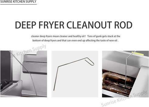 Sunrise Deep Fryer Clean Up Rod