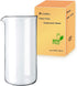 French Press Glass Beaker, 34 oz, Borosilicate 3.3 Glass, Universal Replacement for Coffee and Tea Makers