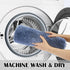 Suchtale Non Slip Bath Rug for Bathroom (20 x 32, Blue) Soft Microfiber Shaggy Mat, Machine Washable