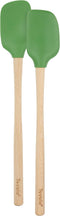 Tovolo Flex-Core Mini Spatula & Spoonula Set, 2 Pcs Kitchen Utensils, Heat-Resistant & BPA-Free Silicone Heads, Safe