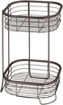 iDesign Forma Free Standing Bathroom or Shower Storage Shelves for Towels, Soap,