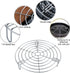 Round Cooling Racks Dia 11" for Cooking & Baking, 304 Stainless Steel Steamer Rack for Air Fryer, Cake Pans