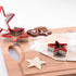 Star Cookie Cutters Set - 3pcs Stainless Steel, Food Grade Large & Mini Star Cookie Cutters for Cookies, Sandwiches