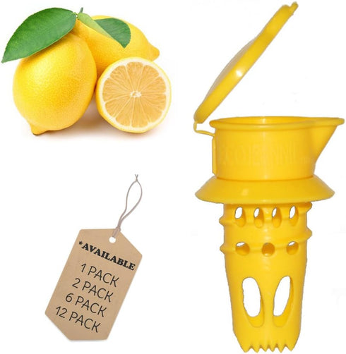 Portable Citrus Tap, Lemon Juicer Faucet (Patent Pending), Lime Squeezer, BPA Free