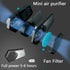 LSGTT Personal Smart Electric Air Face Mask, Reusable Wearable Air Purifier Mask for Outdoor Sports
