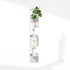 5-Tier Furinno Rossi Floating Corner Shelf for Wall, Corner Zigzag Shelf Wall Mounted, Radial Wall Mount Shelves