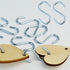 Nydotd 180 Pcs 1 Inch S Hook Connectors, Mini Metal S-Shaped Wire Hook Hangers for DIY Crafts, Hanging Jewelry, Key