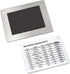 Magnetic Kitchen Baking Conversion Chart, Stainless Steel Refrigerator Magnet for Cups, Tablespoons, Teaspoons, Fluid Oz