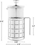 OVENTE French Press Coffee Maker, 34 Ounce, Stainless Steel Filter System, Borosilicate Glass