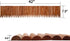 Worth Garden 3.5 Ft Wooden Short Fence Outdoor Landscape Edging Flexible Decorative Border - Tree Fence - Spring Garden & Yard Maintenance - 7.9'' H x 42'' L - (H:7.9'', Brown) - K619B04