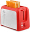 Holstein Housewares 2-Slice Toaster - 7 Browning Control Settings, Red/Stainless Steel, Great for Toasting Bread
