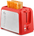 Holstein Housewares 2-Slice Toaster - 7 Browning Control Settings, Red/Stainless Steel, Great for Toasting Bread