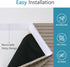 Side Door Window Curtains, Front Door Curtains for Small Window, Thermal Insulated Door Side Window Covering, Light