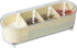 Tremeals Clear Seasoning Box with 4 Compartments - Spice Organizer with Lids and