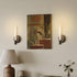 Set 2 0.82 Inch Matte Black Wall Sconce Candle Holders of for Taper Candles, Minimalist Metal Wall Mounted Candlestick