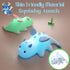 3 Dragon Night Light, Cute Pink Dragon Gifts, Soft Silicone Lamp with Level Warm Light and RGB Changing, Breastfeeding