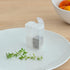 Youngever 4 Pack Plastic Salt and Pepper Shaker Set, Clear Containers with Lid, Spice Dispenser for Travel Camping