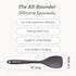 Starpack 'The All Rounder' Premium Silicone Spoonula, Heat Resistant to 600°F, Kitchen Spoon Spatula