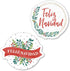 Big Dot of Happiness Feliz Navidad - Shaped Holiday Spanish Christmas Party Cut-Outs, 24 Count