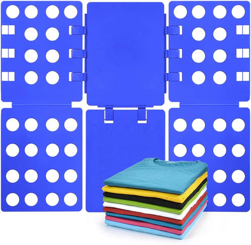 T Shirt Folder - Plastic Clothes Folding Board for Home Storage, Blue