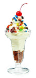 GET G.E.T. ICM-24-CL BPA-Free Plastic Classic Ice Cream Sundae Serving Cups, 5 Ounce,