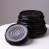 5.3in Counter Hapivida Plant Stand, Round Plant Riser Decorative Display Flower Holder Vase Rack Holder Planter Tray